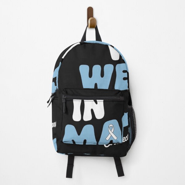 Item preview, In March We Wear Blue Colorectal Cancer Awareness Groovy designed and sold by MarthaMarquez1.
