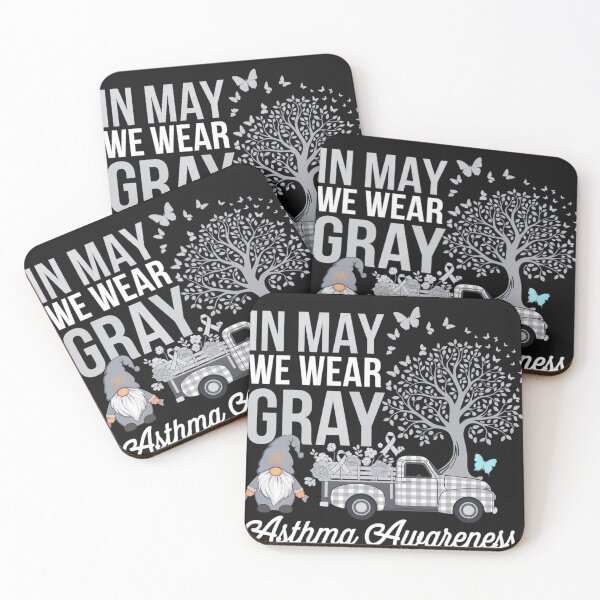 Item preview, In May We Wear Gray Asthma Awareness  designed and sold by MarthaMarquez1.
