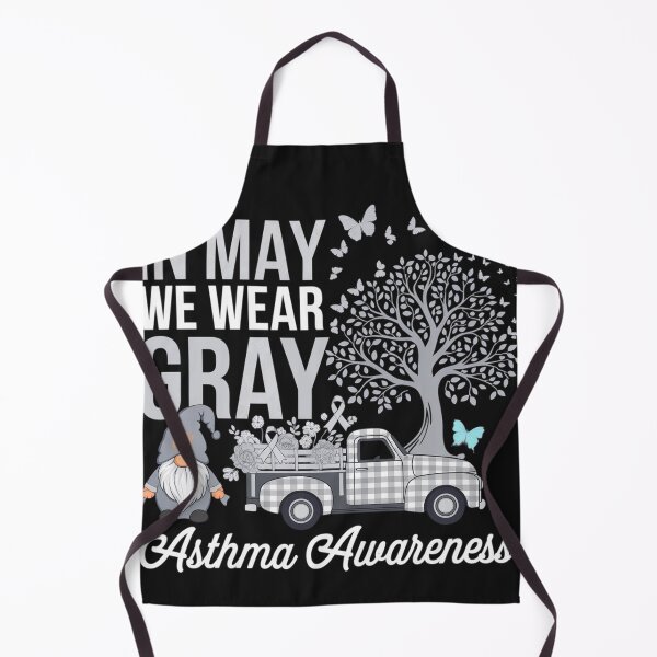 Item preview, In May We Wear Gray Asthma Awareness designed and sold by MarthaMarquez1.