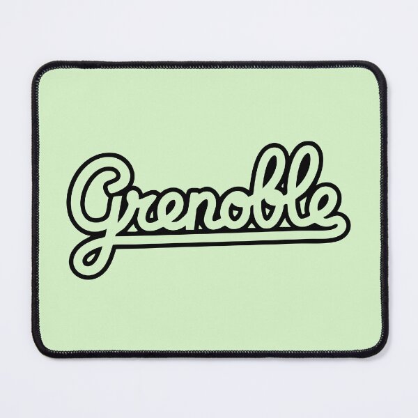 Item preview, Grenoble Retro Script Logo designed and sold by Twisted Kids.