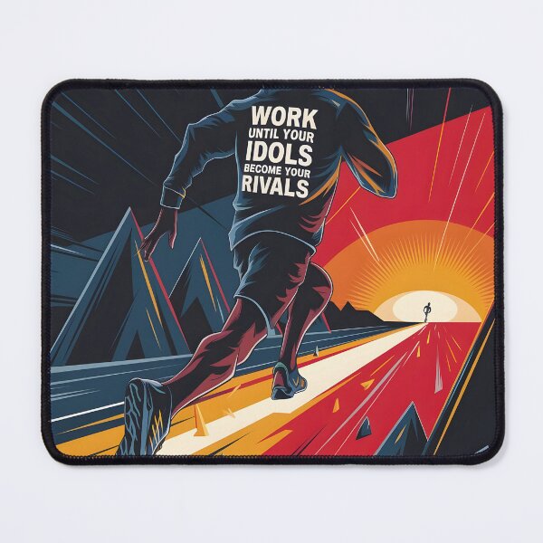 Item preview, Work Until Your Idols Become Your Rivals T-Shirt – Motivational Quote Design for Ambitious Achievers designed and sold by al21ex.