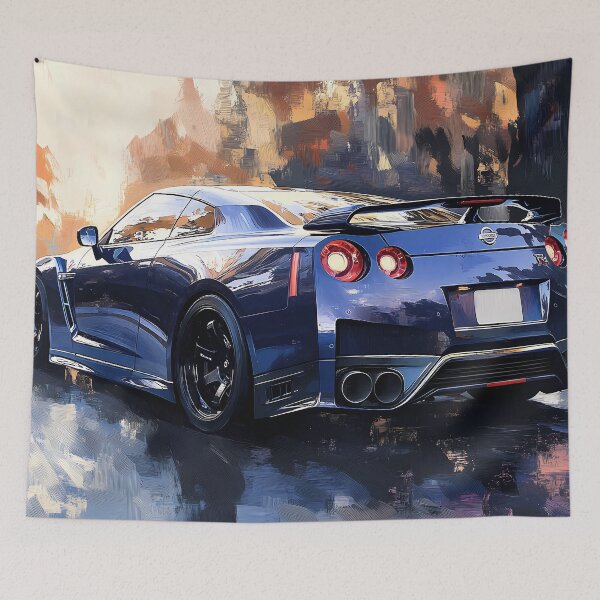 Item preview, Midnight Pulse – Nissan GT-R V-Spec R35 Pop Art X designed and sold by AutoPopStudio.