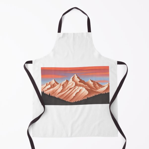 Item preview, Serene Mountain Range Sunset designed and sold by I Dress In Digital (I DID).