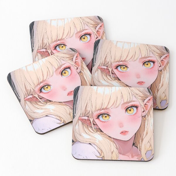 Item preview, Blonde Elf Girl with Golden Eyes designed and sold by Animepic222.