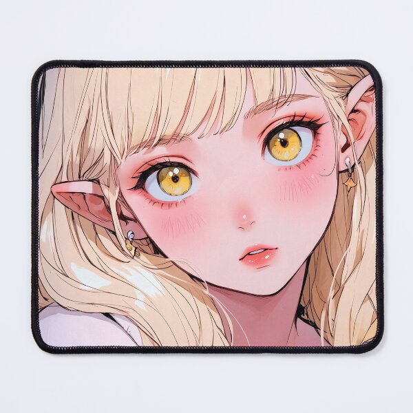 Item preview, Blonde Elf Girl with Golden Eyes designed and sold by Animepic222.