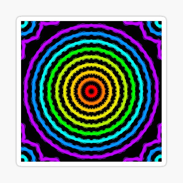 Aperçu de l'œuvre Cercle de couleurs rose créée et vendue par LindenmannArts.