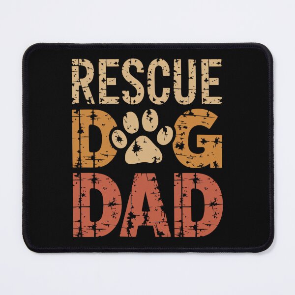 Item preview, Rescue Dog Dad – Retro dog love designed and sold by nbg2012.