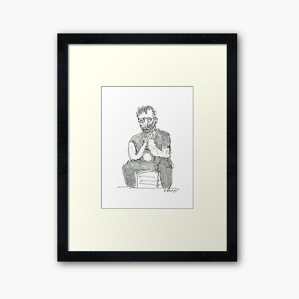 Item preview, Portrait of a friend 02 designed and sold by FredericBach.