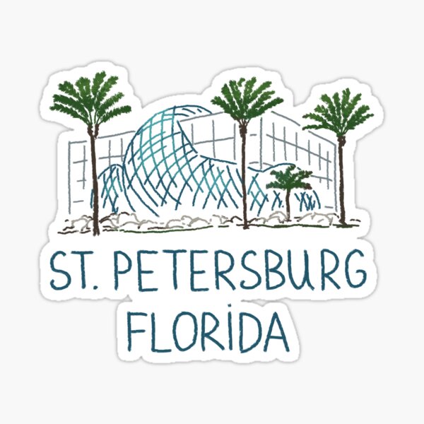 Aperçu de l'œuvre Souvenir de Saint-Pétersbourg, Floride, États-Unis, pour touristes créée et vendue par MichaeIRellov.