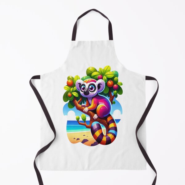 Item preview, Lemur on a fruit tree seen from the sea designed and sold by FoxinhoSoumaila.
