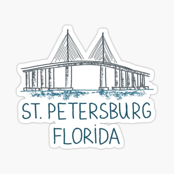 Aperçu de l'œuvre Souvenir de Saint-Pétersbourg, Floride, États-Unis, pour touristes créée et vendue par MichaeIRellov.