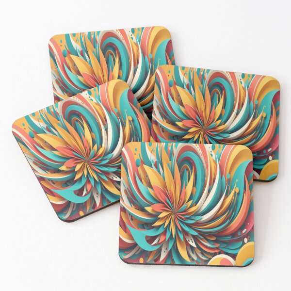 Item preview, Retro Reverie: A Kaleidoscope of Playful Patterns and Dynamic Hues designed and sold by Artisfunforme.