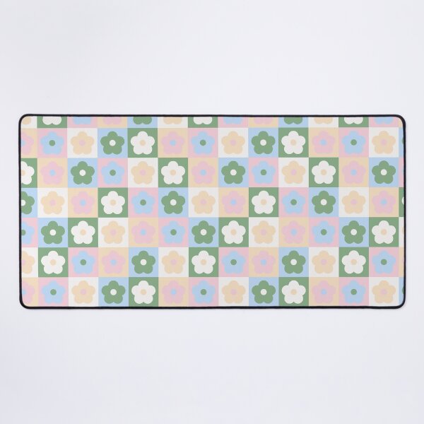 Item preview, Pop Art Flower Pattern - Baby Blue, Pink,, Orange, Green, Cream designed and sold by FloralMural.