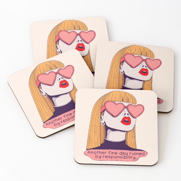 Item preview, Another Fine Day Ruined by Responsibilities – Funny Retro Pop Art designed and sold by Jess.a.creates.
