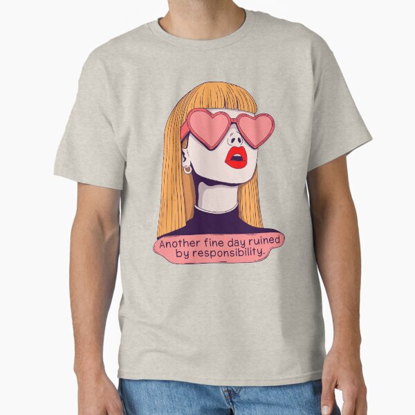 Item preview, Another Fine Day Ruined by Responsibilities – Funny Retro Pop Art designed and sold by Jess.a.creates.