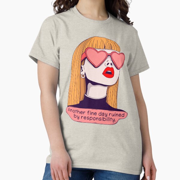 Item preview, Another Fine Day Ruined by Responsibilities – Funny Retro Pop Art designed and sold by Jess.a.creates.