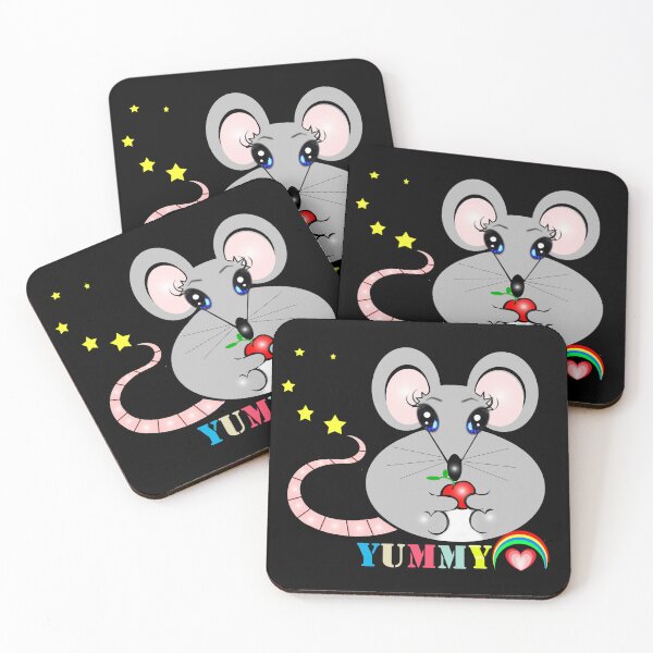 Item preview, Greedy Rat eating an apple  designed and sold by Shirley cute art .