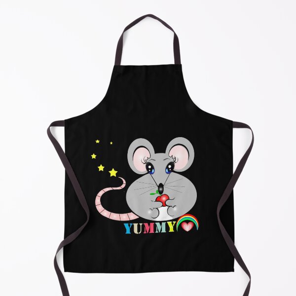 Item preview, Greedy Rat eating an apple designed and sold by Shirley cute art .
