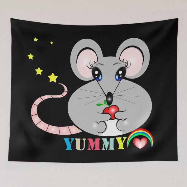 Item preview, Greedy Rat eating an apple  designed and sold by Shirley cute art .
