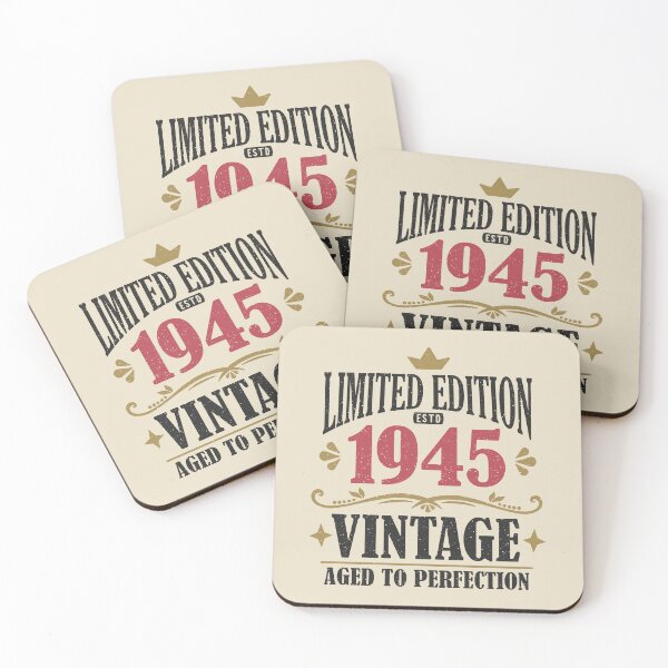 Item preview, 80th Birthday 80 Awesome Years Vintage 1945 For Him designed and sold by eclecTEEq.