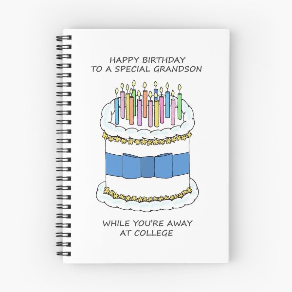 Item preview, Happy Birthday Grandson Away at College designed and sold by KateTaylor.