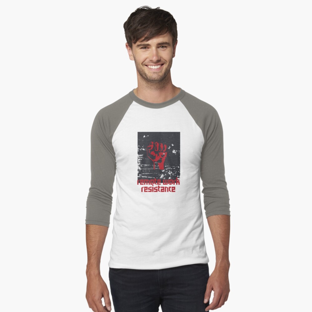 Item preview, Baseball ¾ Sleeve T-Shirt designed and sold by yourgeekside.