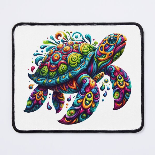 Item preview, Neon Turtle - I Make My Own Waves designed and sold by QuirkySpark.
