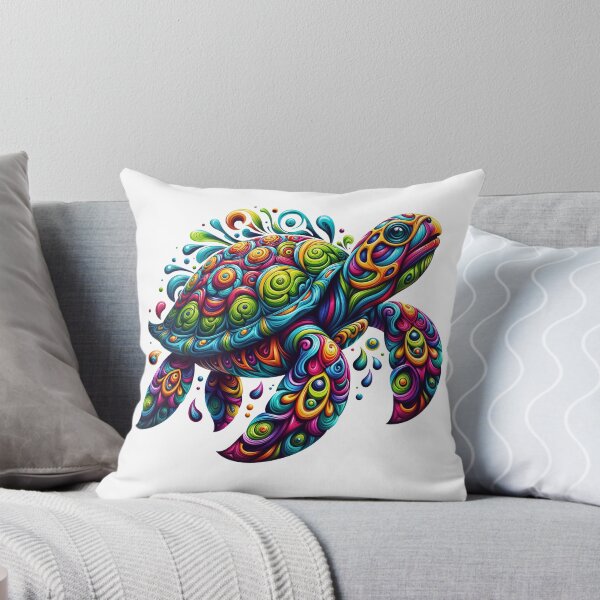 Item preview, Neon Turtle - I Make My Own Waves designed and sold by QuirkySpark.