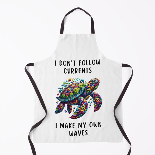 Item preview, Neon Turtle - I Make My Own Waves designed and sold by QuirkySpark.