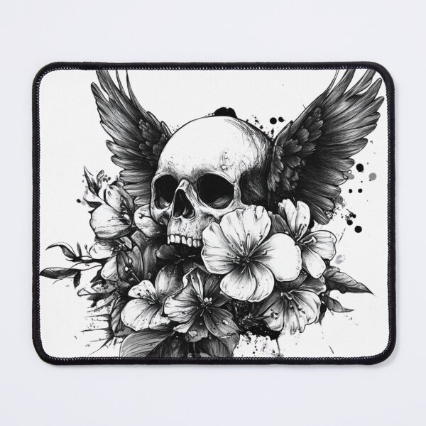 Item preview, Wings Skull designed and sold by NicolasGlowArt.