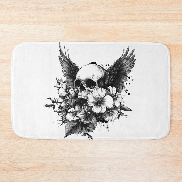 Item preview, Wings Skull designed and sold by NicolasGlowArt.