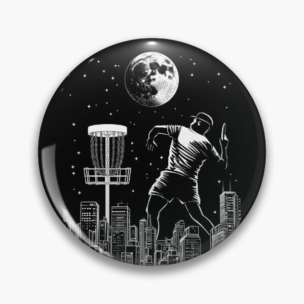 Item preview, Disc Golf Player Moonshot Funny Urban City Moon Stars designed and sold by GrandeDuc.