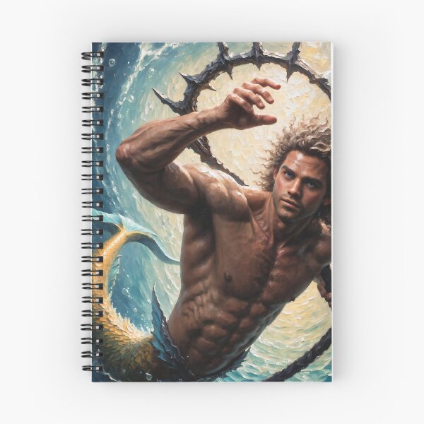 Item preview, "The Abyss Beckons" - Merman Painting designed and sold by bensalvati.