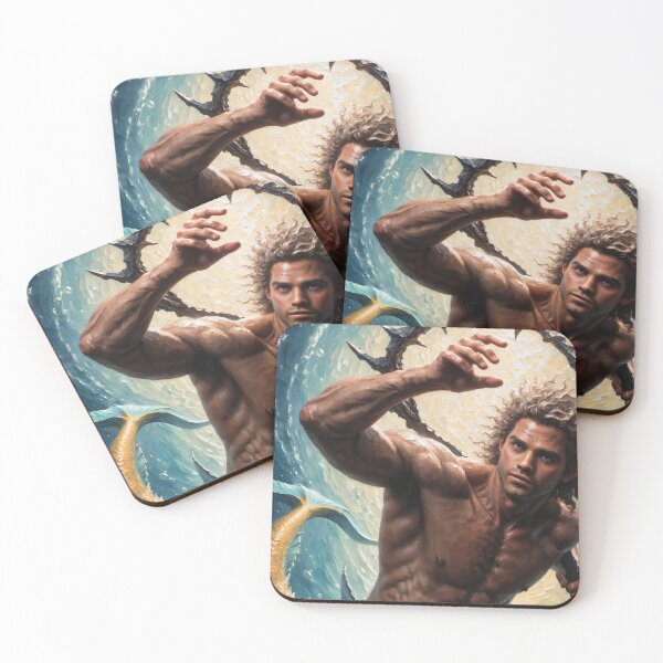 Item preview, "The Abyss Beckons" - Merman Painting designed and sold by bensalvati.