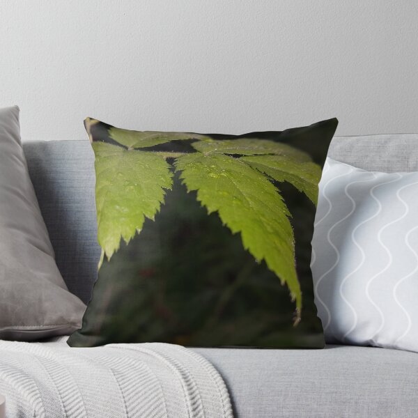 Item preview, Beautiful wet green leaf wallpaper perfect for Nature Lovers. designed and sold by Yusuf-Design.