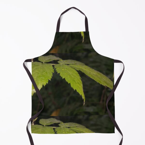 Item preview, Beautiful wet green leaf wallpaper perfect for Nature Lovers. designed and sold by Yusuf-Design.