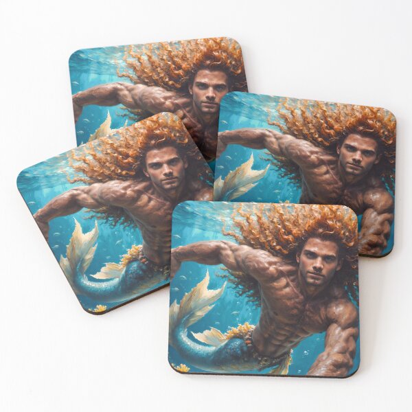 Item preview, "The Coral Nomad" - Merman Painting designed and sold by bensalvati.