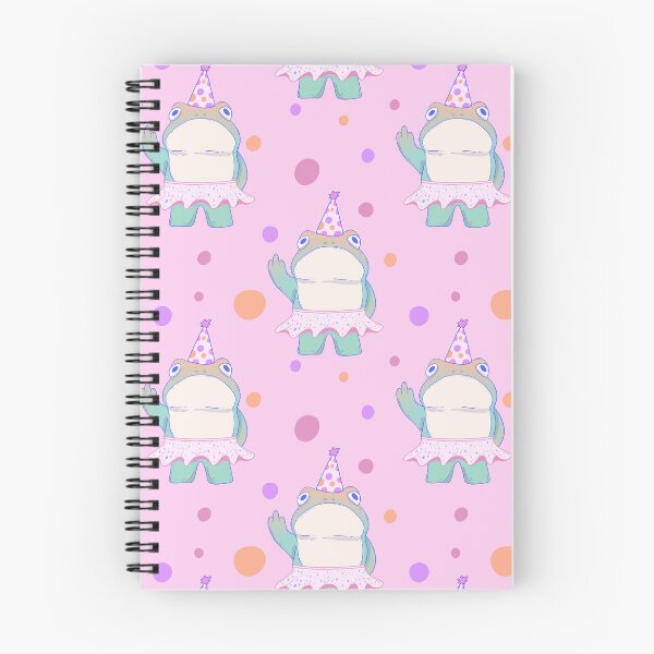 Item preview, Grumpy Frog in Party Hat and Tutu – Festive but Unimpressed designed and sold by Jess.a.creates.