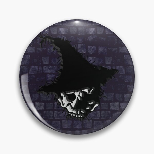 Item preview, Dungeon Wall Logo Pin designed and sold by Töfragröf .