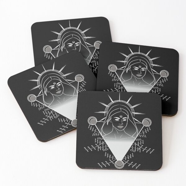 Item preview, Mystical Creatures & Enigmatic Figures – Black and White Art designed and sold by Roberta Calabrese.