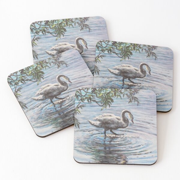 Item preview, Time to reflect and dream - Beautiful white swan designed and sold by LittleLiz.