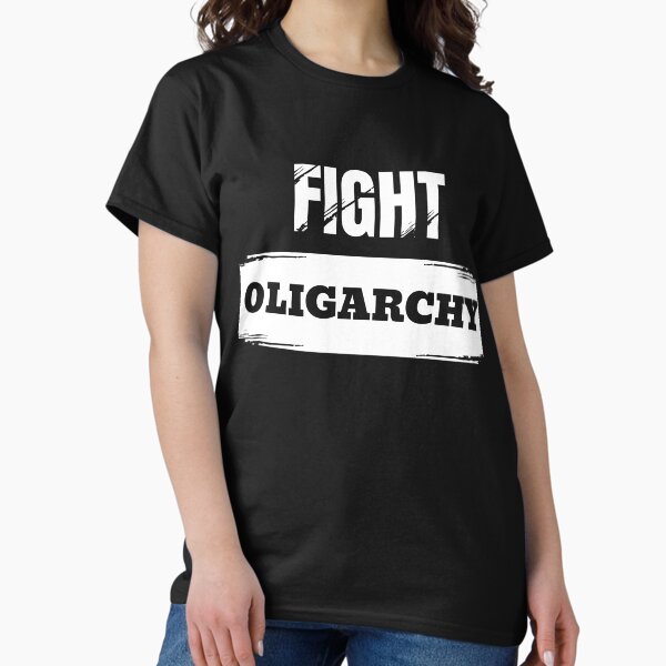 Artikel-Vorschau von Bekämpfe die Oligarchie, designt und verkauft von Minimalismat.