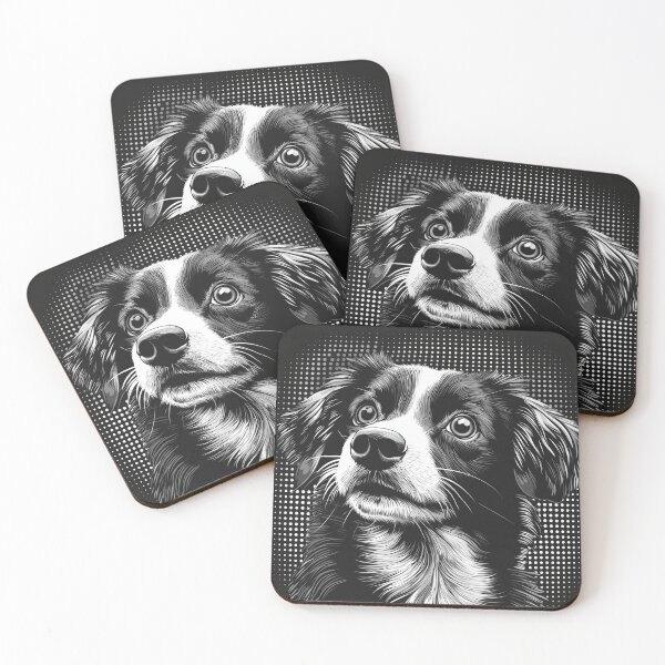 Item preview,  Abstract image black & white - dog designed and sold by Richenda.