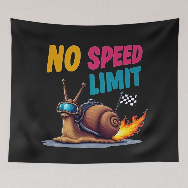 Item preview, Speedy Snail Racing - No Speed Limit designed and sold by latelierdechris.