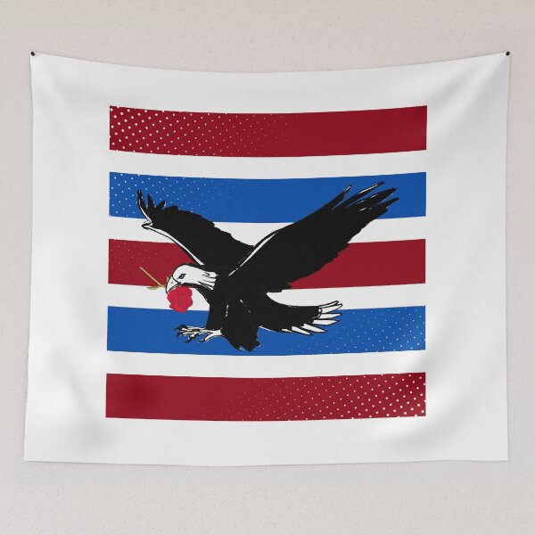 Item preview, Eagle holding a red rose designed and sold by Jjc59.