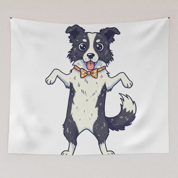 Item preview, The Border Collie's Bow Tie Biscotte designed and sold by Memetitation.