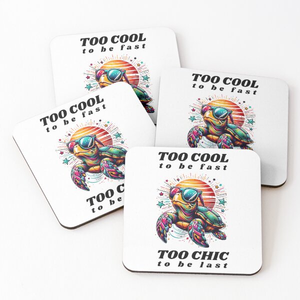 Item preview, Neon Turtle - Too Cool Too Chic designed and sold by QuirkySpark.