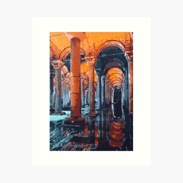Item preview, Basilica Cistern designed and sold by RachelMcPheeArt.