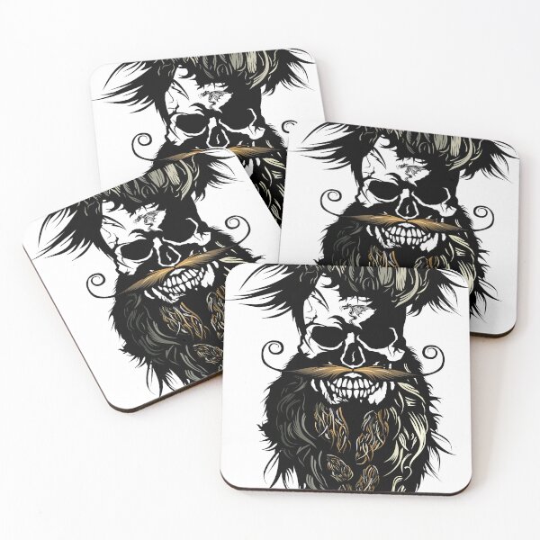 Item preview, hipster skull designed and sold by Achille3777.