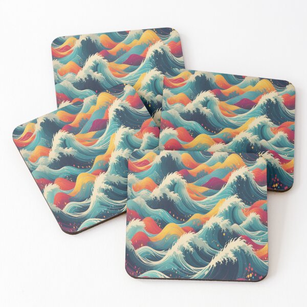 Item preview, Fluid Harmony: A Symphony of Waves, Circles, and Elegant Repetition designed and sold by Artisfunforme.